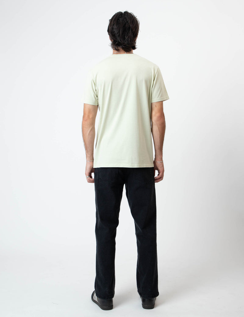 Reginald Organic Tee - Fog Green