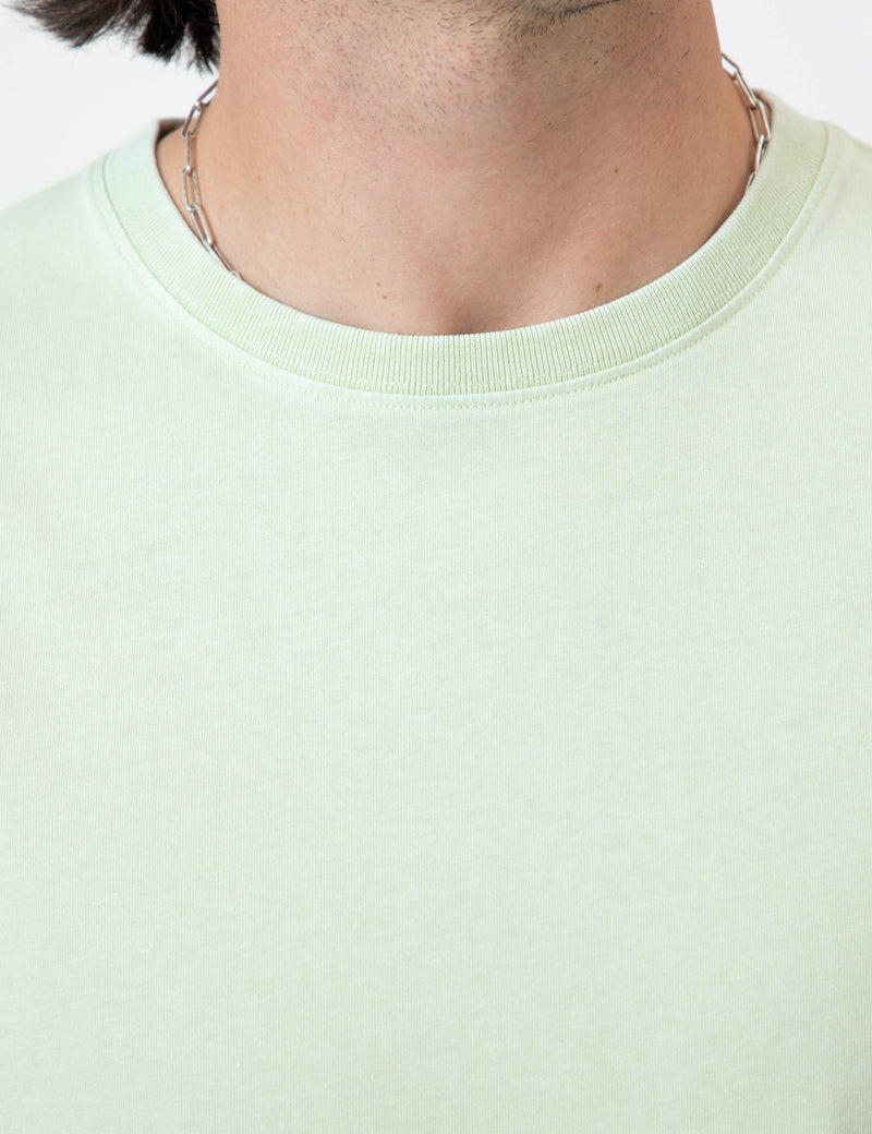 Reginald Organic Tee - Fog Green