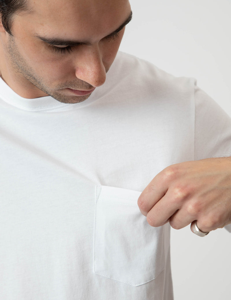 Reginald Organic Pocket Tee - White