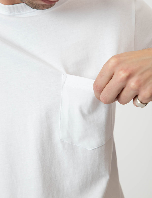 Reginald Organic Pocket Tee - White
