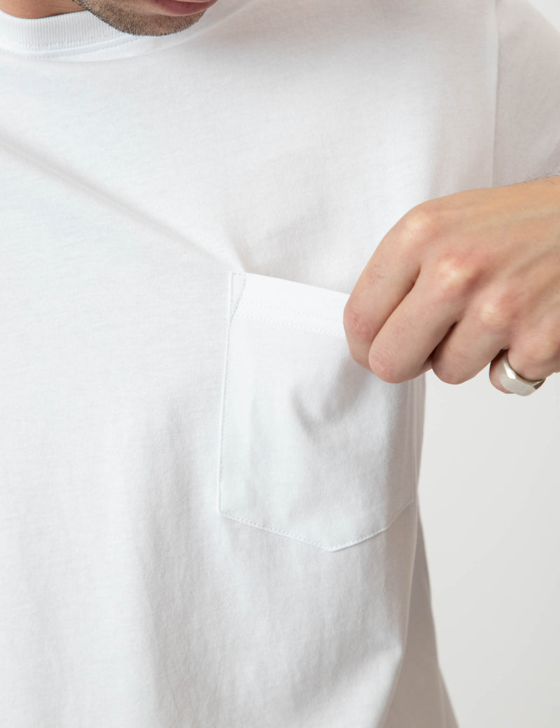 Reginald Organic Pocket Tee - White
