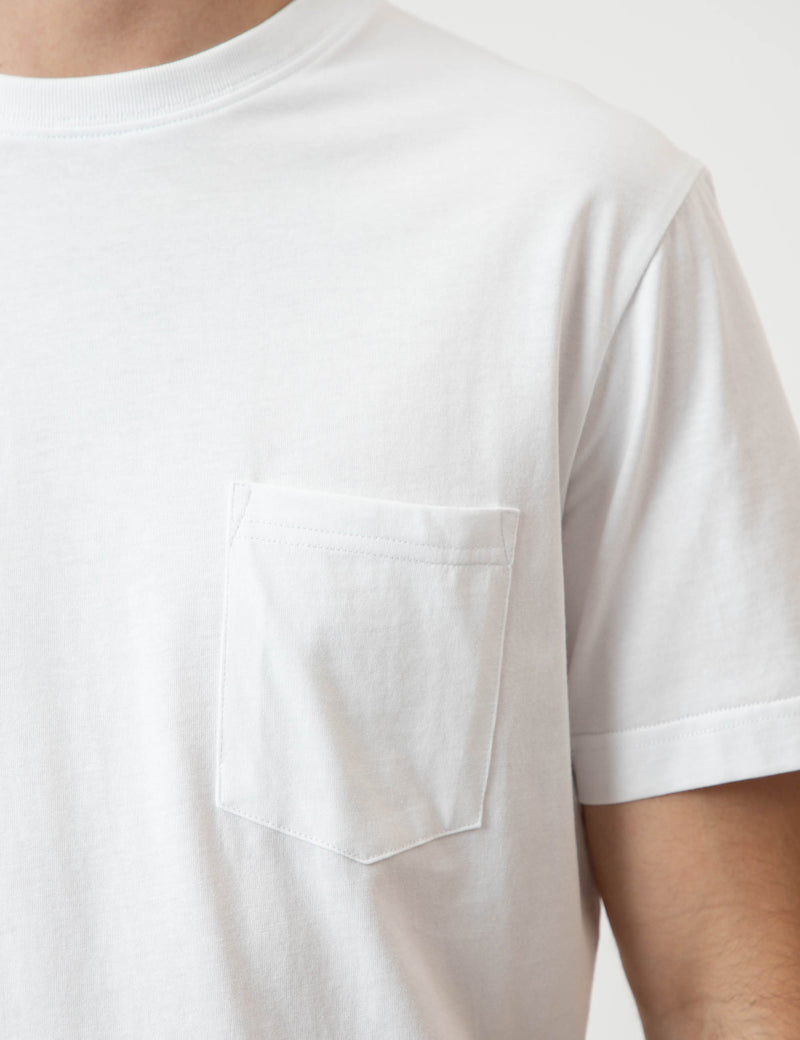 Reginald Organic Pocket Tee - White
