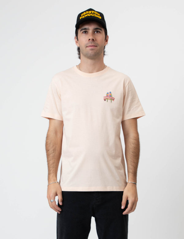 Rosella Tee - Snow Peach