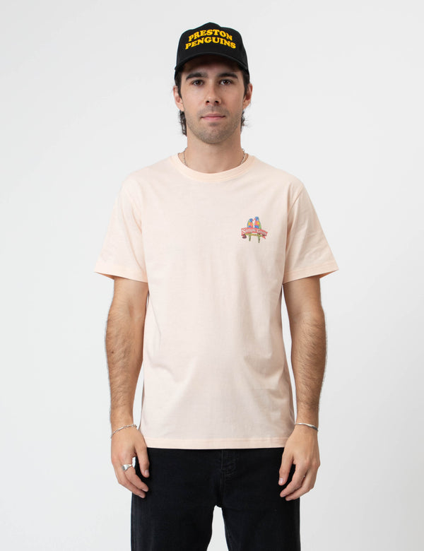 Rosella Tee - Snow Peach