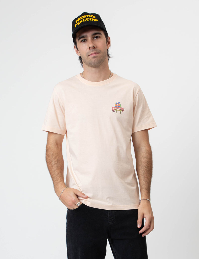 Rosella Tee - Snow Peach