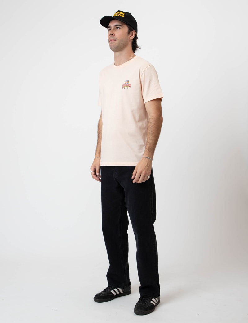 Rosella Tee - Snow Peach