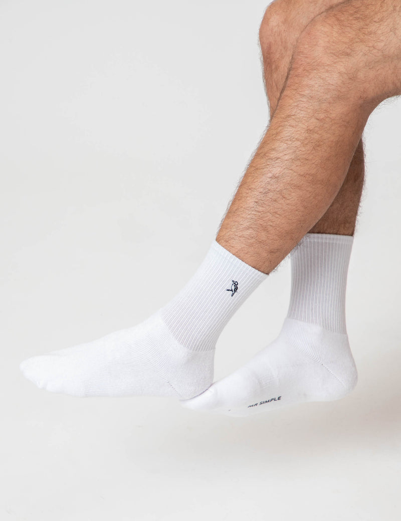 Mister Socks 3 Pack - White