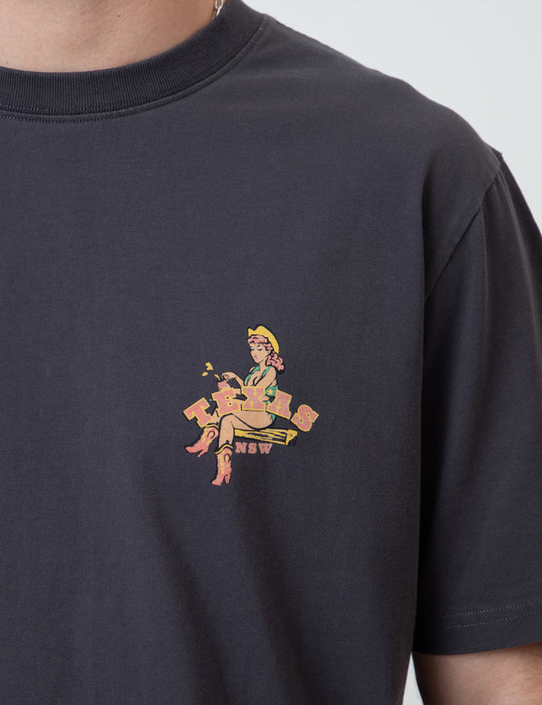 Heavy Weight Tee - Texas NSW Vintage Black