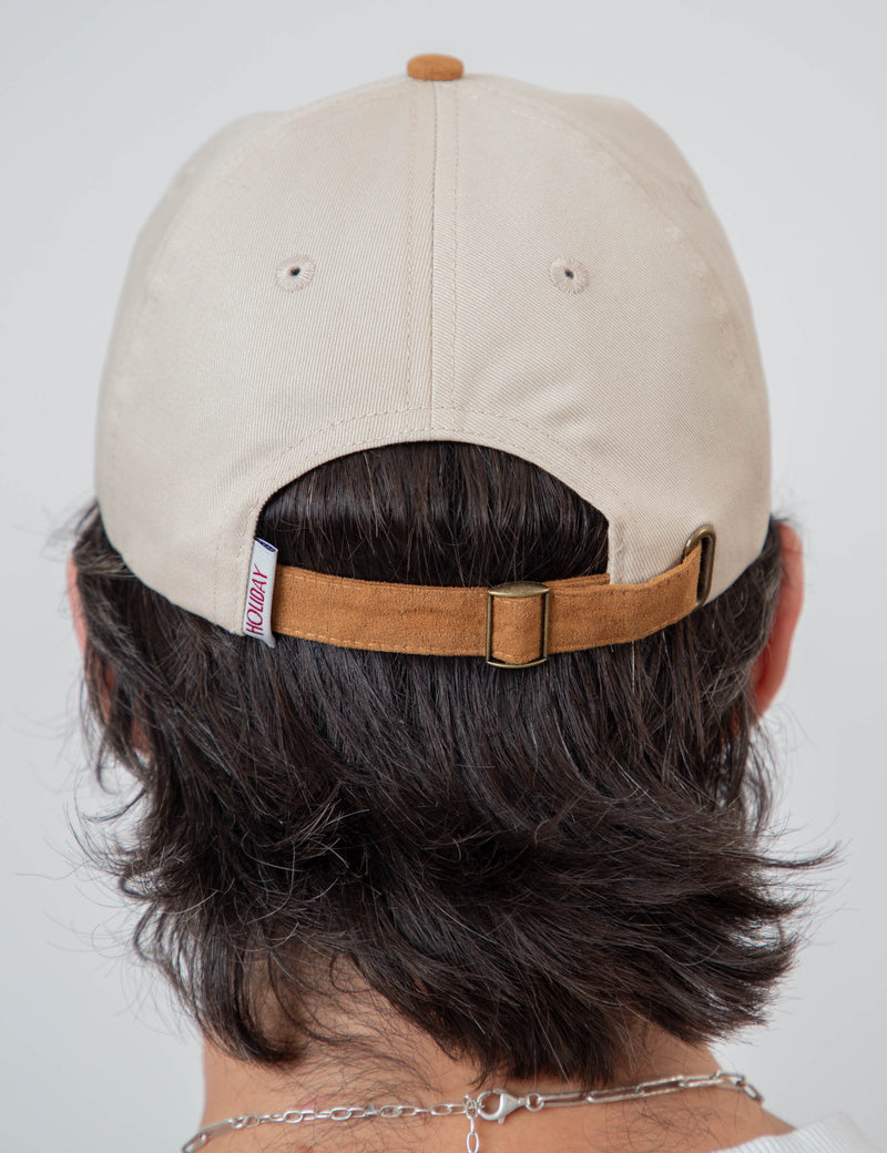 6 Panel Dad Cap - Bob's Taco Natural Suede