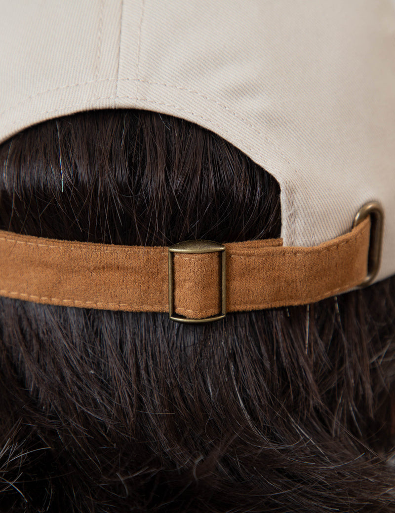 6 Panel Dad Cap - Bob's Taco Natural Suede