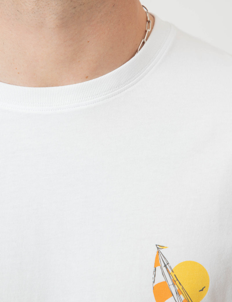 Reginald Organic Tee - Fraser Island White