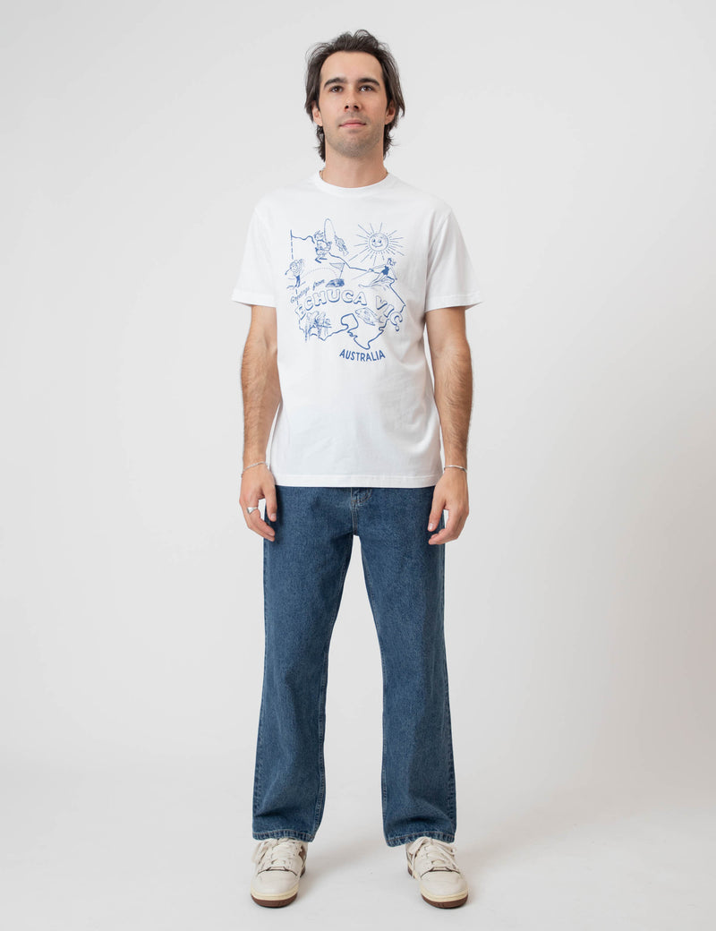 Reginald Organic Tee - Echuca Greetings Natural