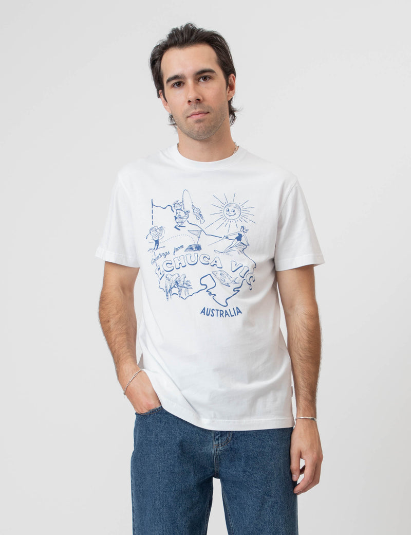 Reginald Organic Tee - Echuca Greetings Natural