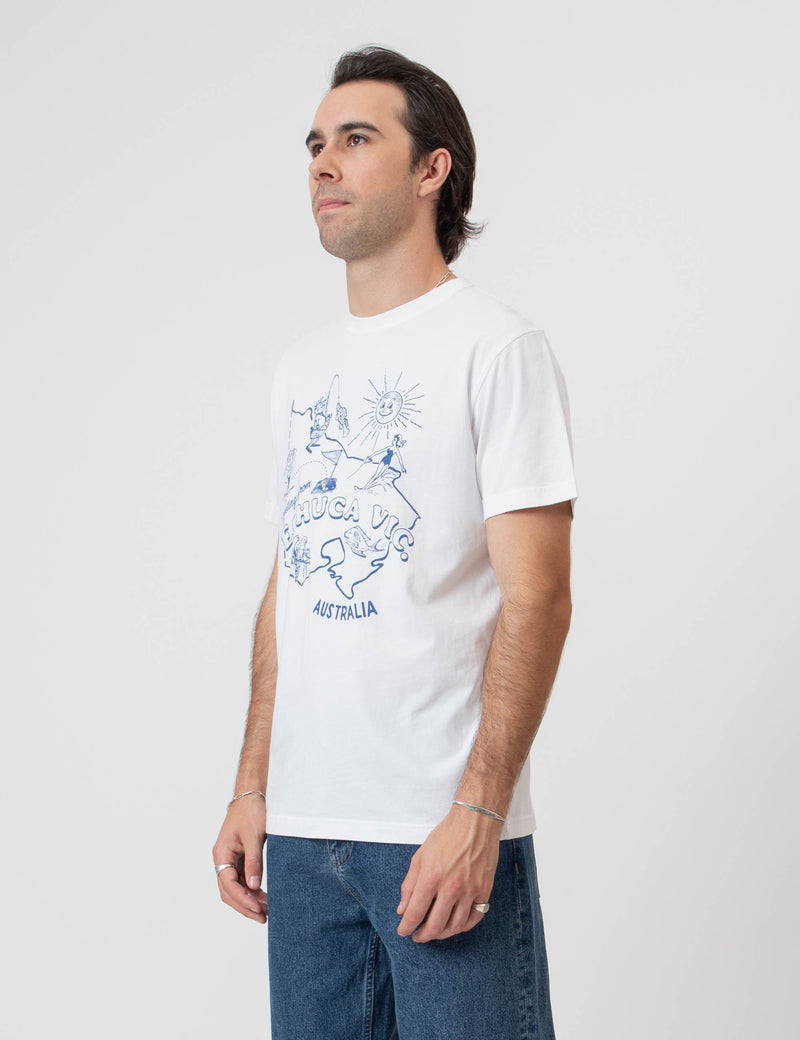 Reginald Organic Tee - Echuca Greetings Natural