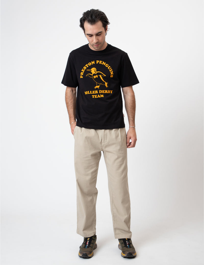 Heavy Weight Tee - Preston Penguins Black
