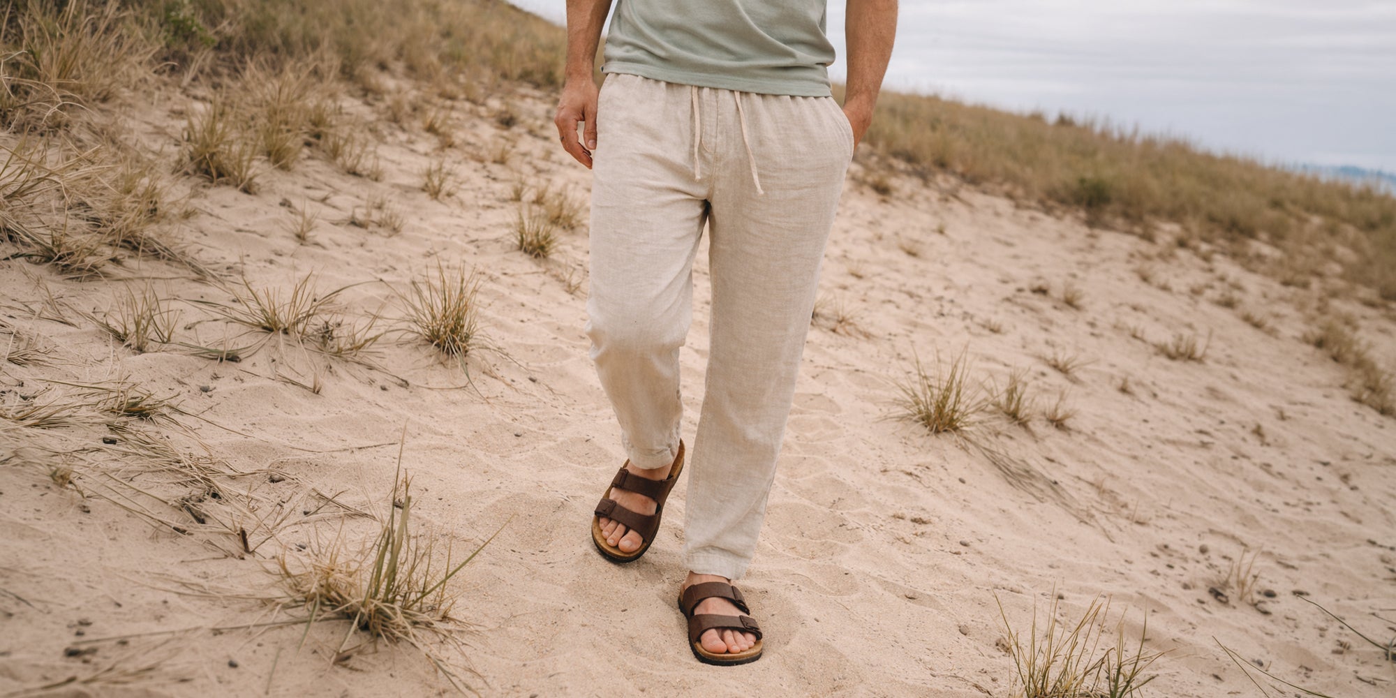 Burbank Pant - Fatigue Linen