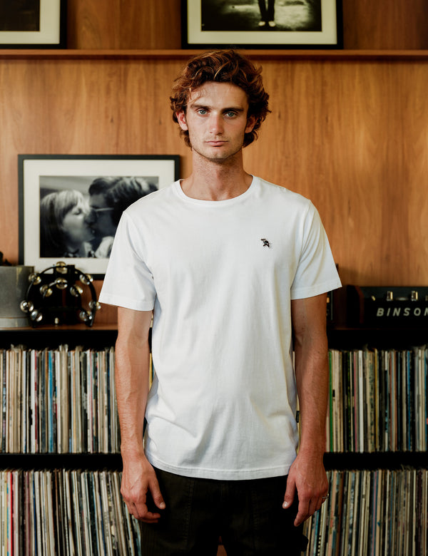 Chapman Tee - Kookaburra White