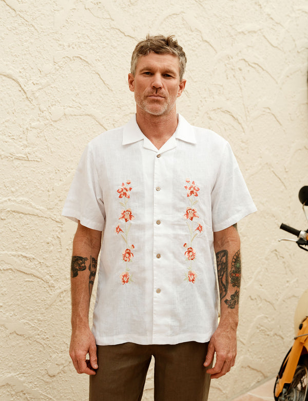 Cuban Short Sleeve Shirt -  Garden State