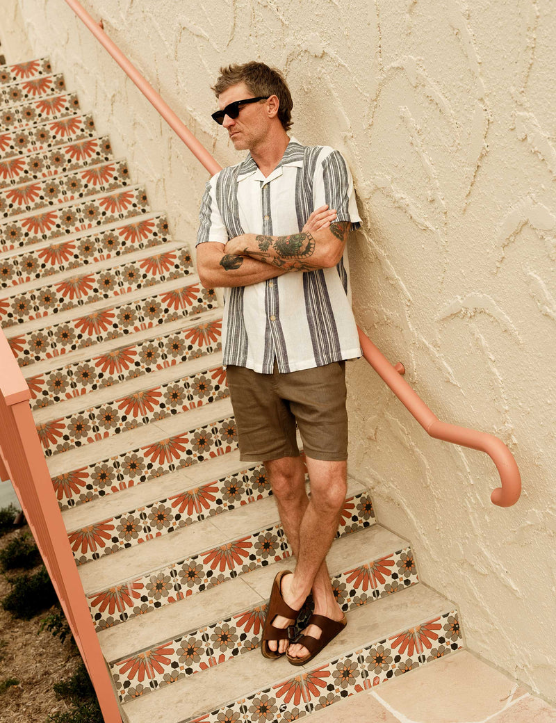 Cuban Short Sleeve Shirt - Sun Lounge