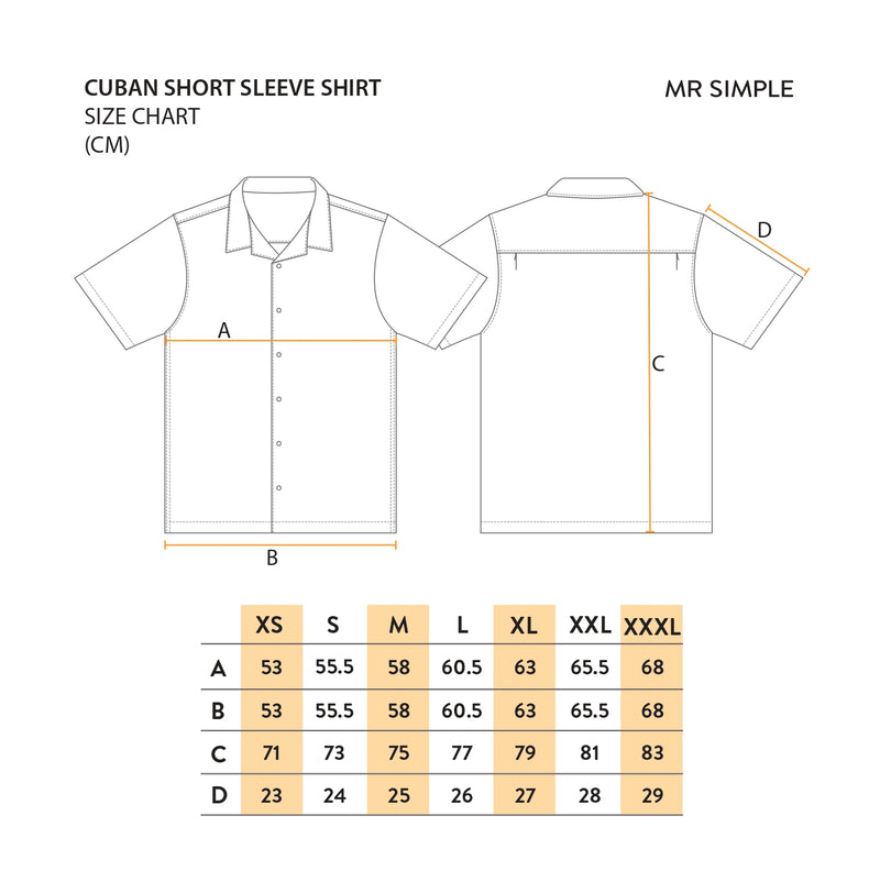 Cuban Short Sleeve Shirt -  Garden State