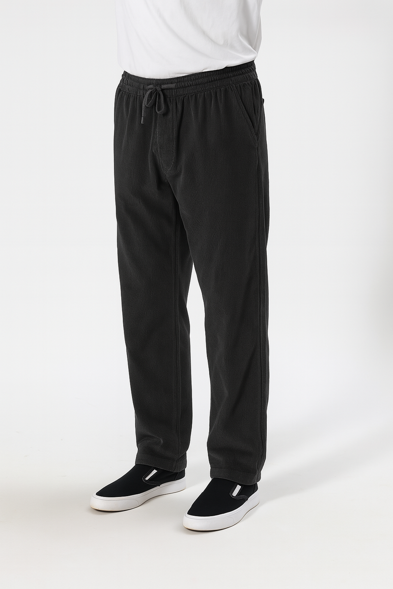 Burbank Cord Pant - Charcoal
