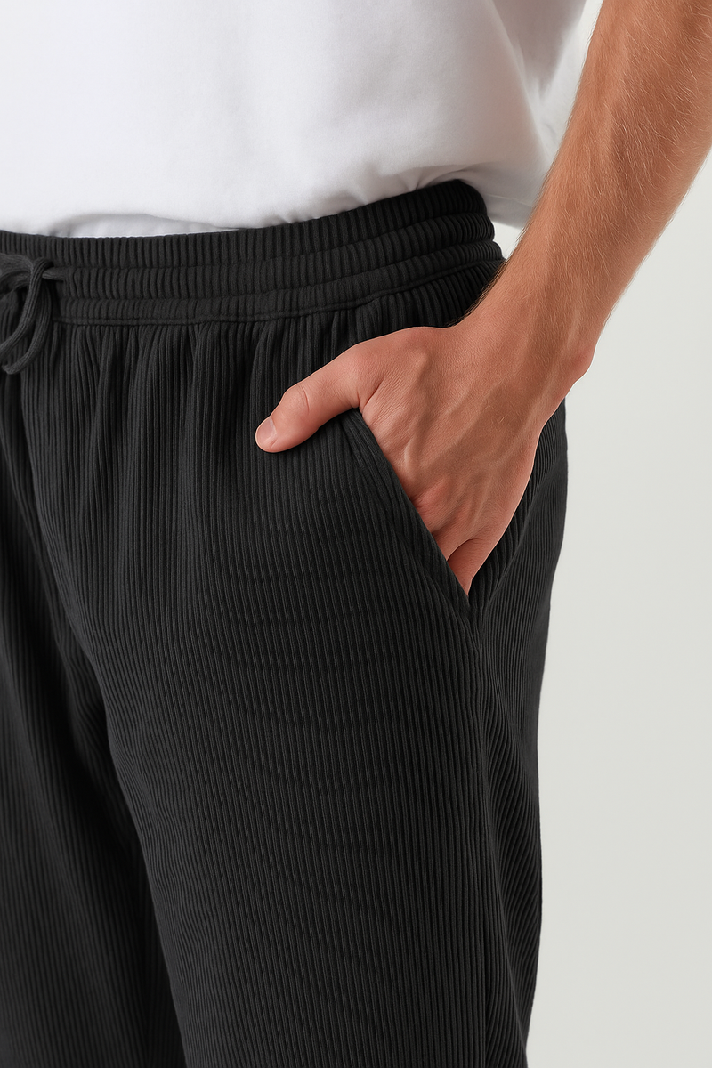 Burbank Cord Pant - Charcoal
