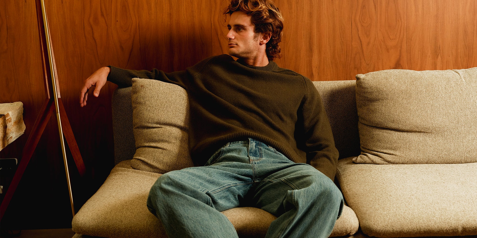 Fred Crew Neck Knit Pullover - Fatigue
