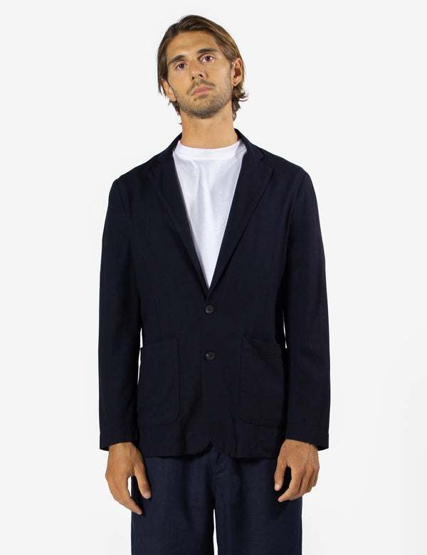 Gatsby Linen Blazer - Navy