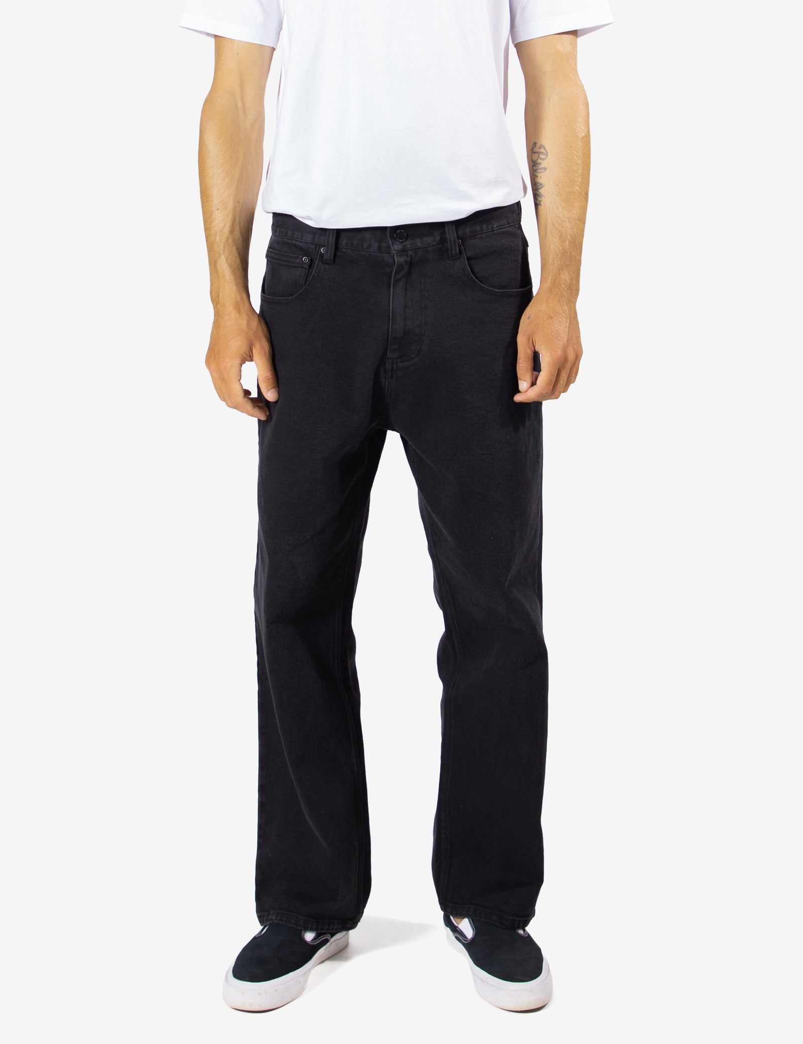 Fresno Loose Fit Denim - Black – Mr Simple