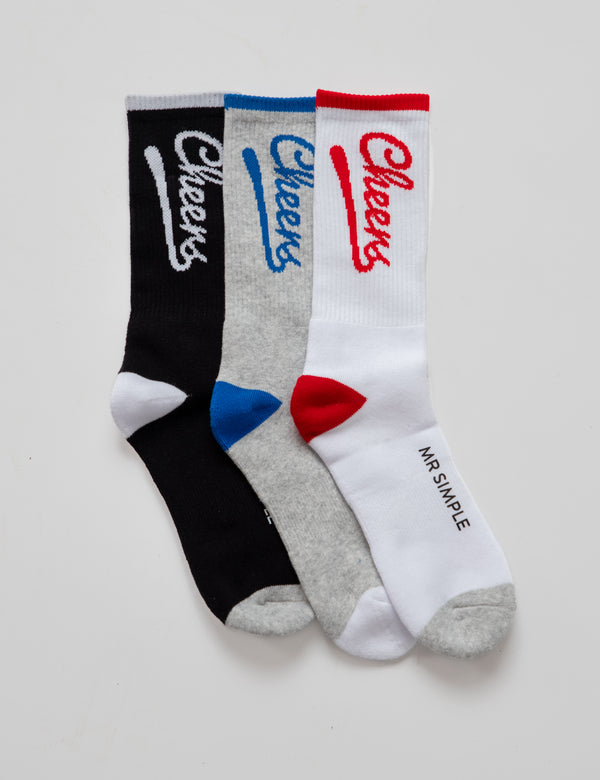 Cheers Socks 3 Pack