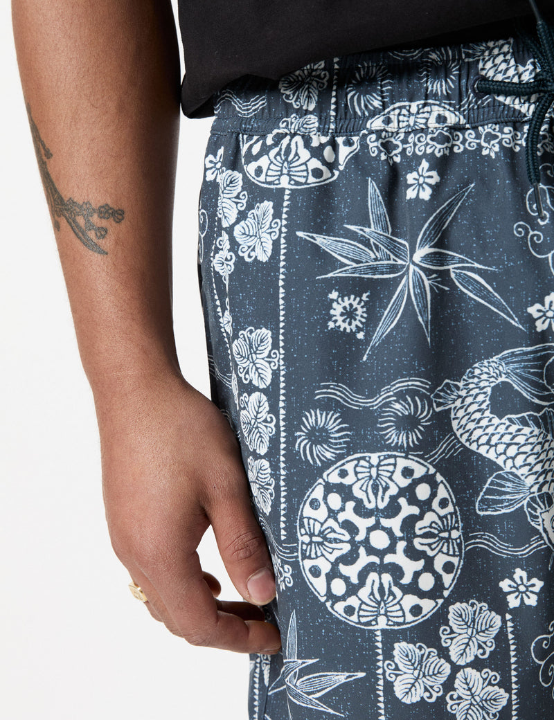 Koi Swim Short - Indigo