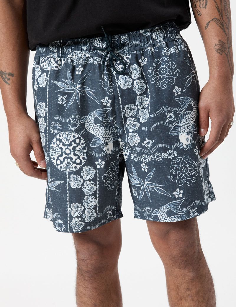 Koi Swim Short - Indigo