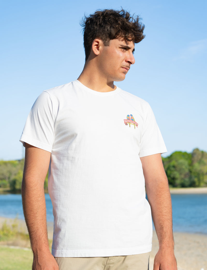 Rosellas Tee - White