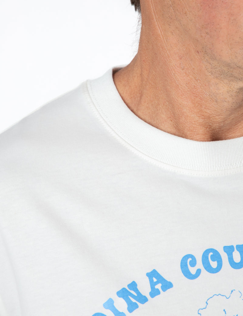 Heavy Weight Print Tee - Yandina Country Vintage White