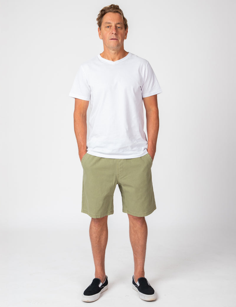 Outdoor Rec Trail Short - Vintage Army