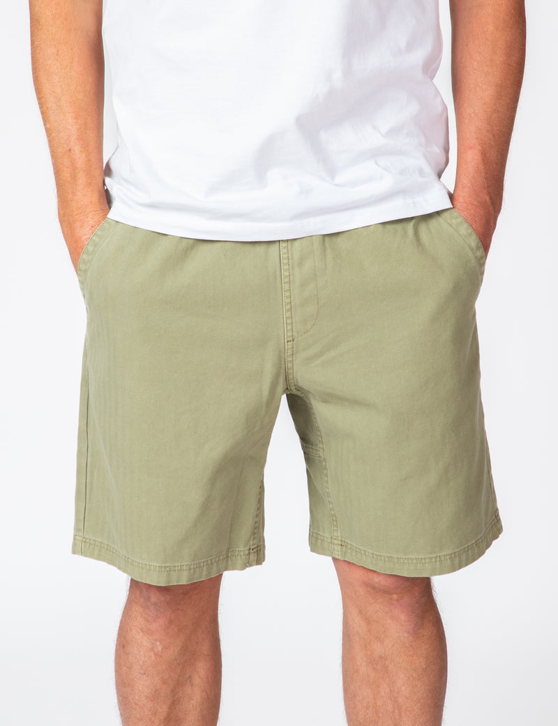 Outdoor Rec Trail Short - Vintage Army