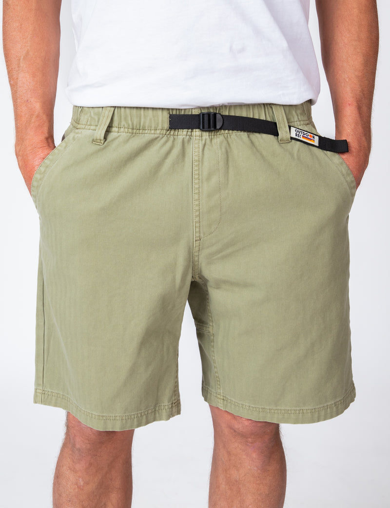 Outdoor Rec Trail Short - Vintage Army