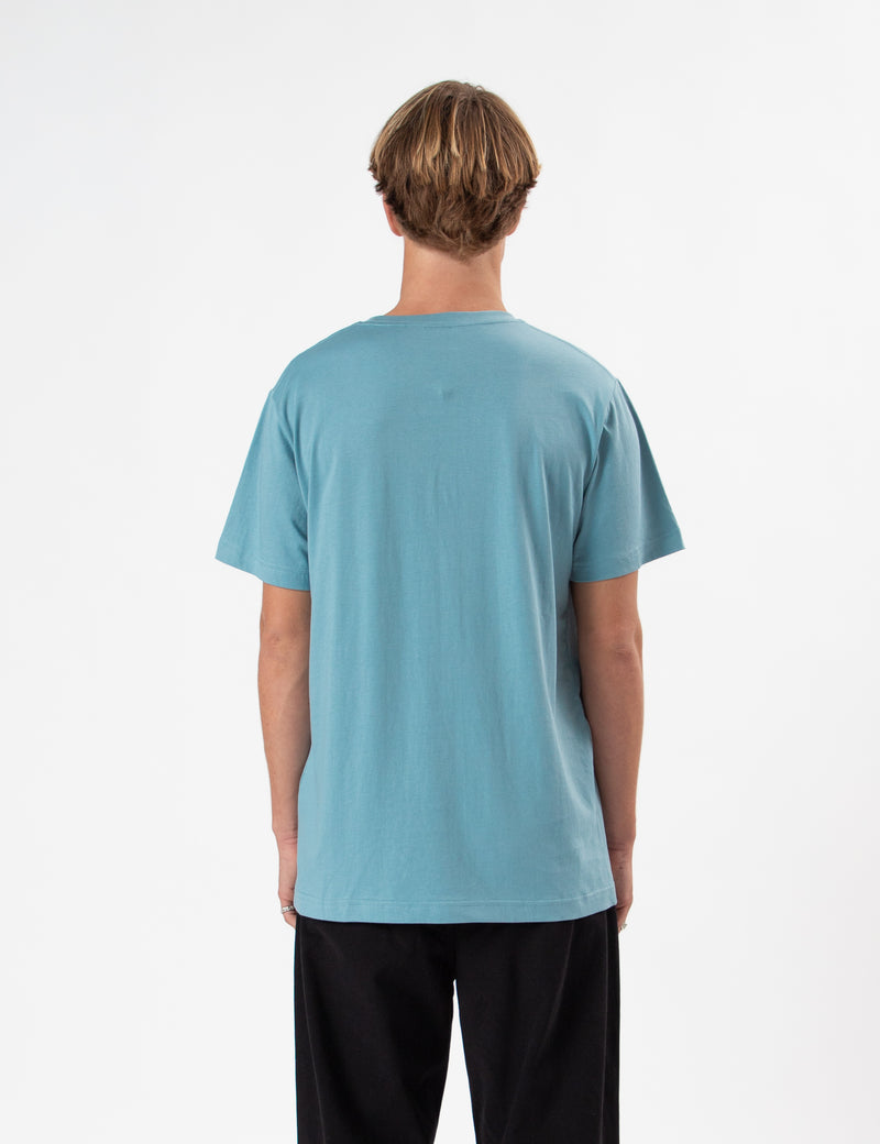 Reginald Blue Reginald Tee - Blue Smoke – Mr Simple