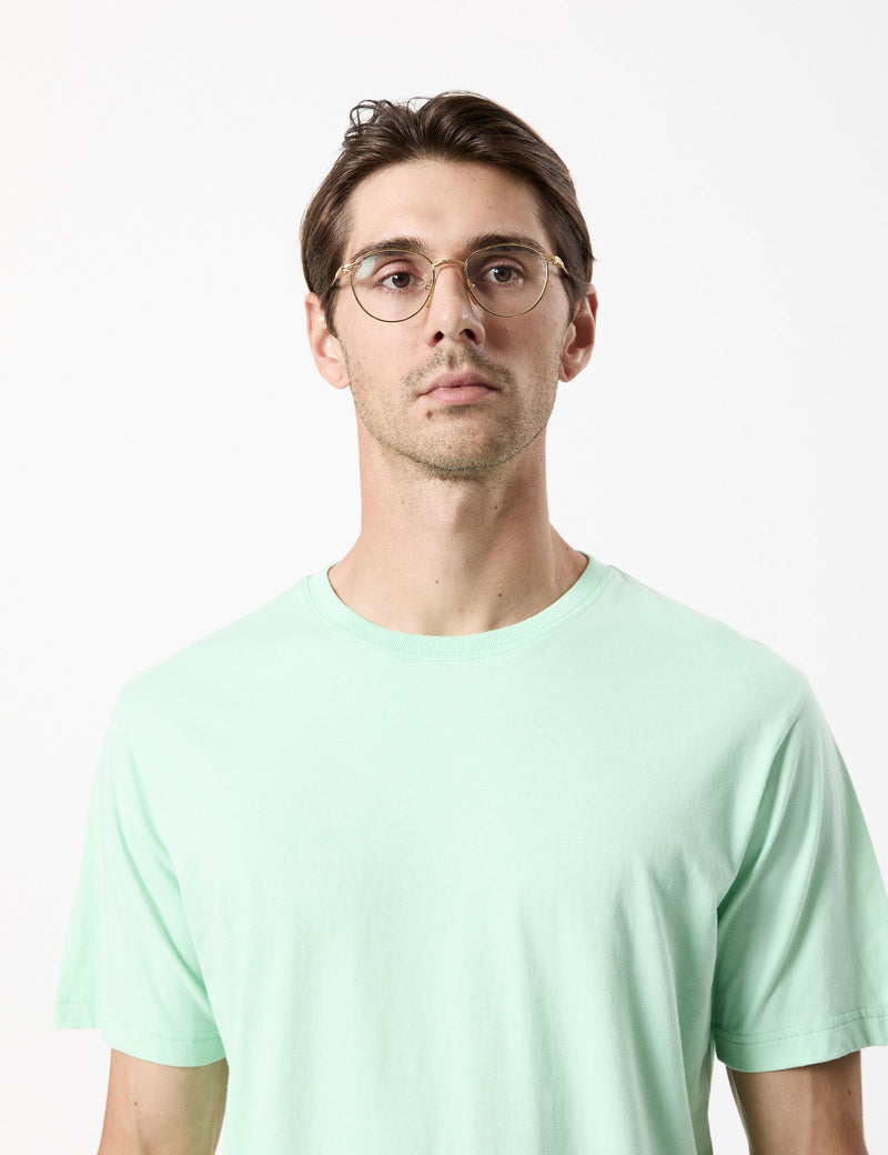 Reginald Organic Tee - Aqua