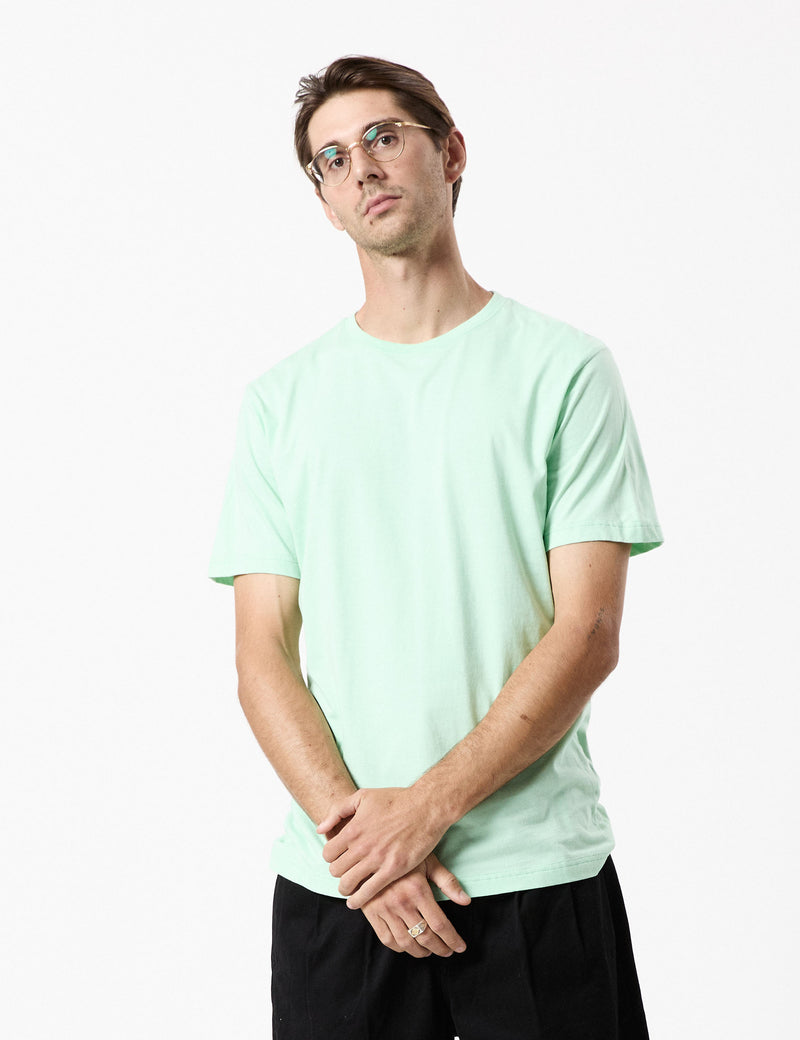 Reginald Organic Tee - Aqua