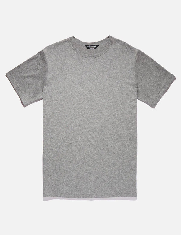 Reginald Organic Tee - Grey Marle