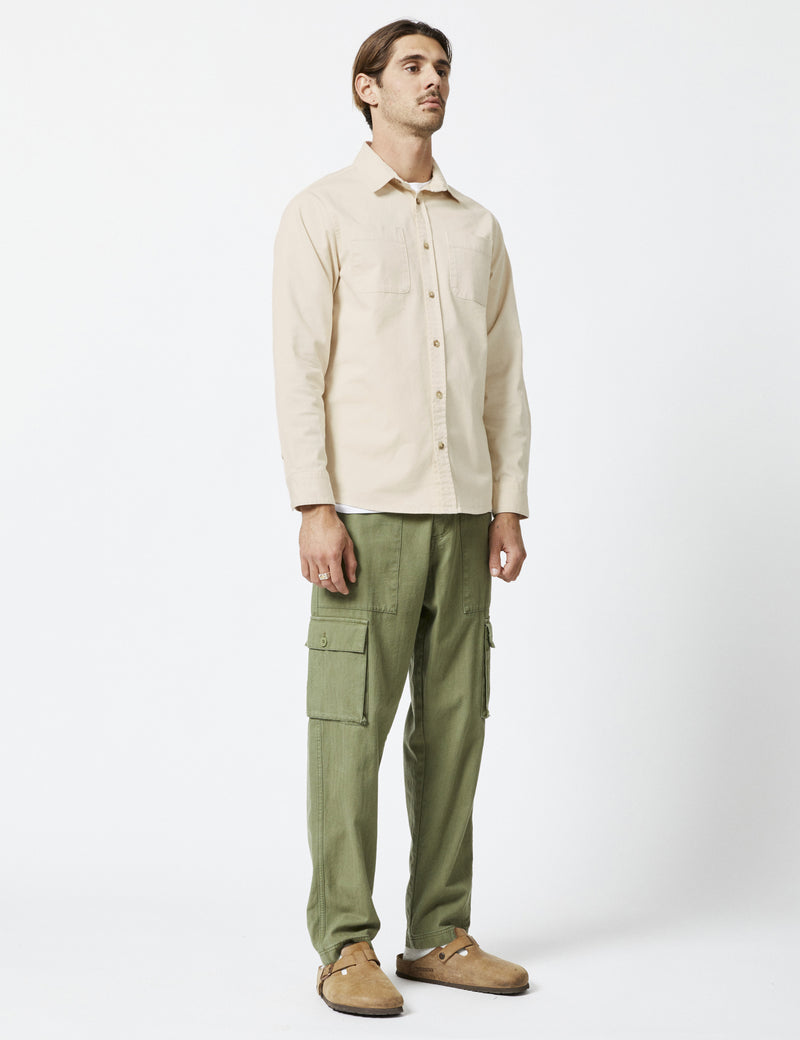 York Long Sleeve Shirt - Natural