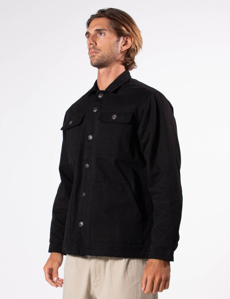 Stockyard Sherpa Jacket - Black