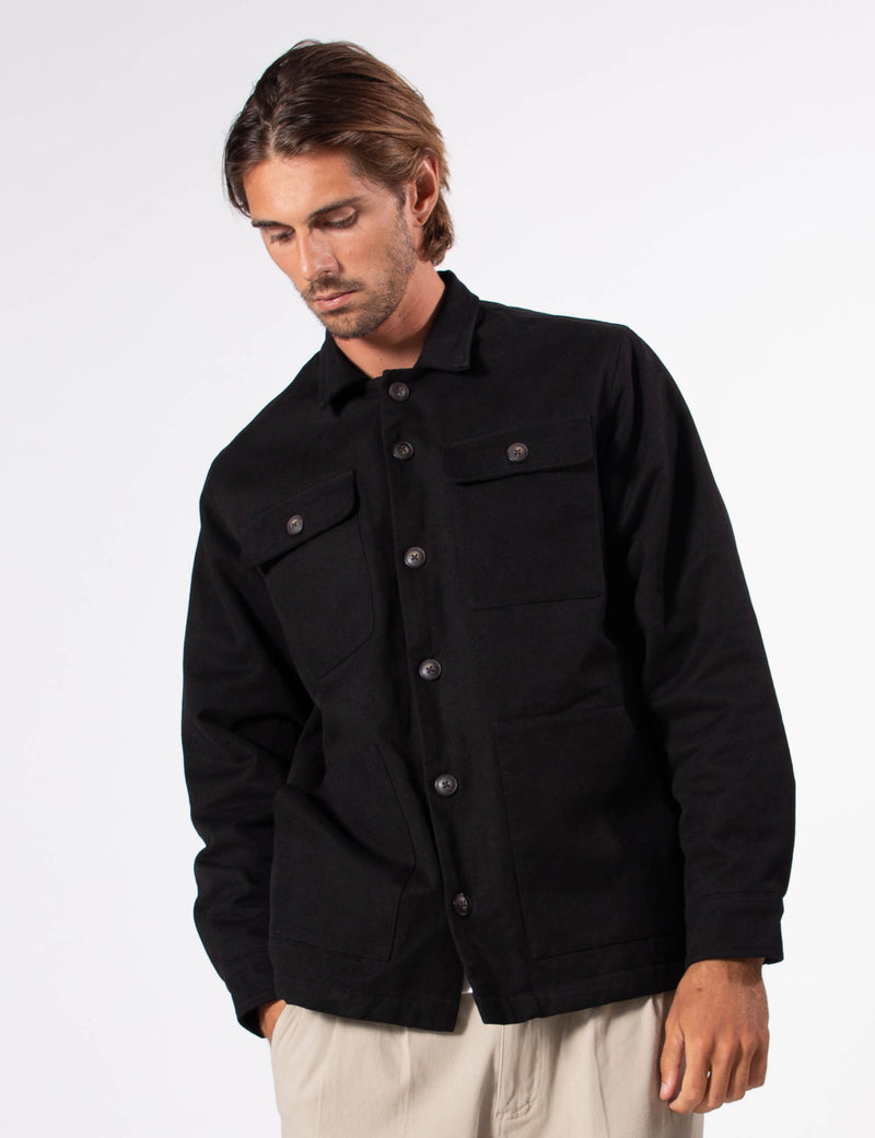 Stockyard Sherpa Jacket - Black