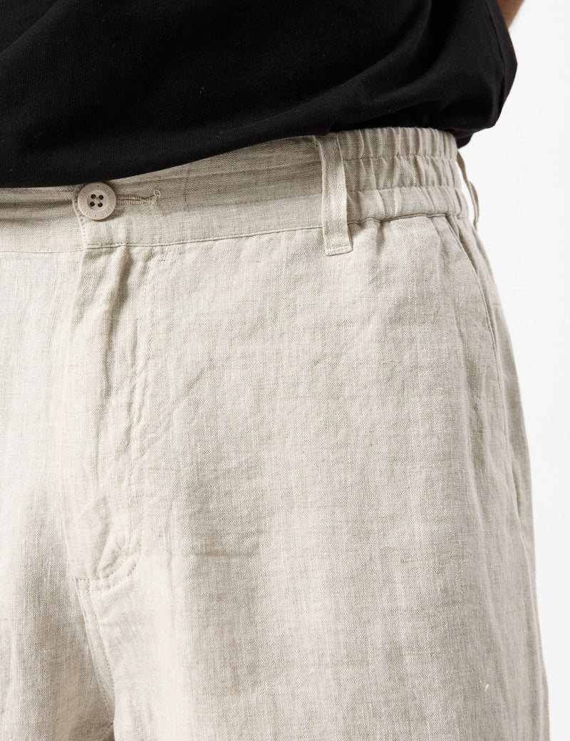 Tanner 3.0 Linen Shorts - Natural