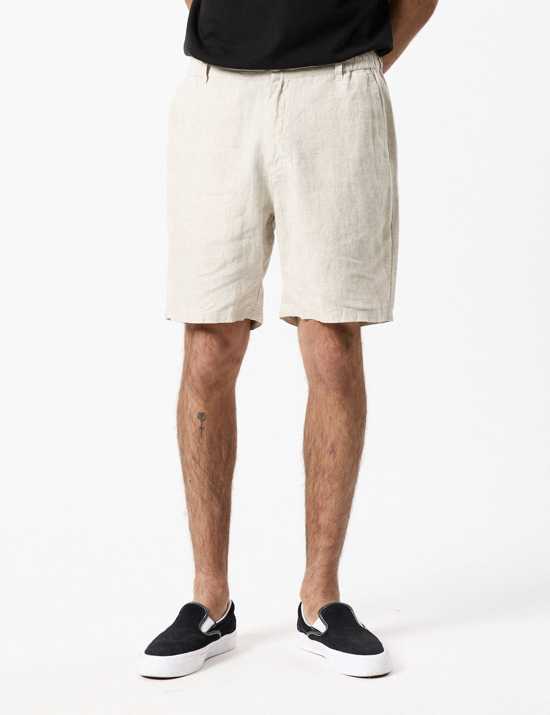 Tanner 3.0 Linen Shorts - Natural