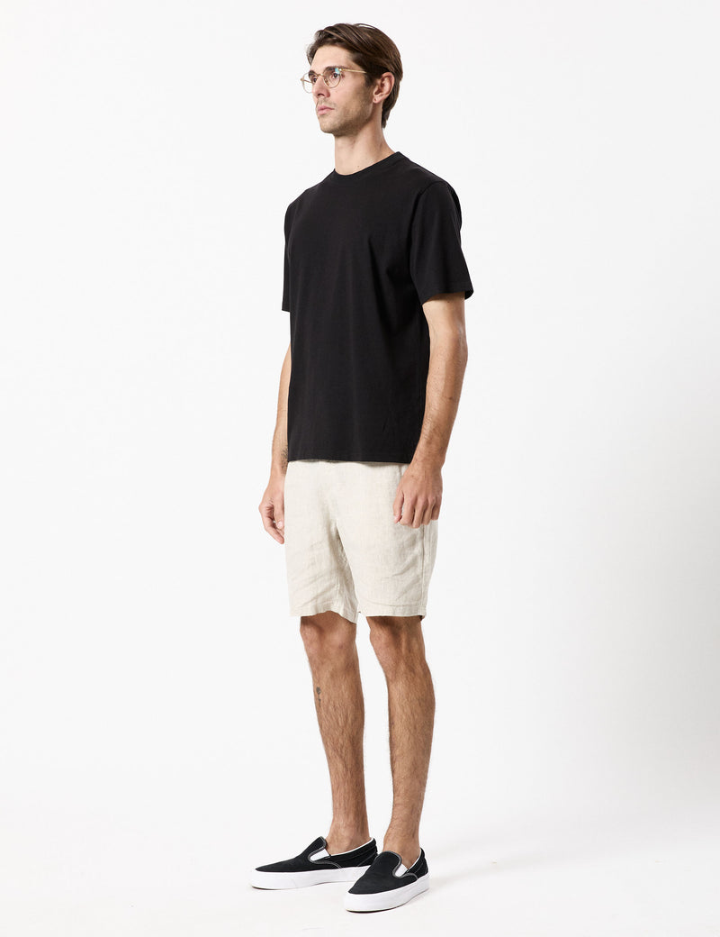 Tanner 3.0 Linen Shorts - Natural