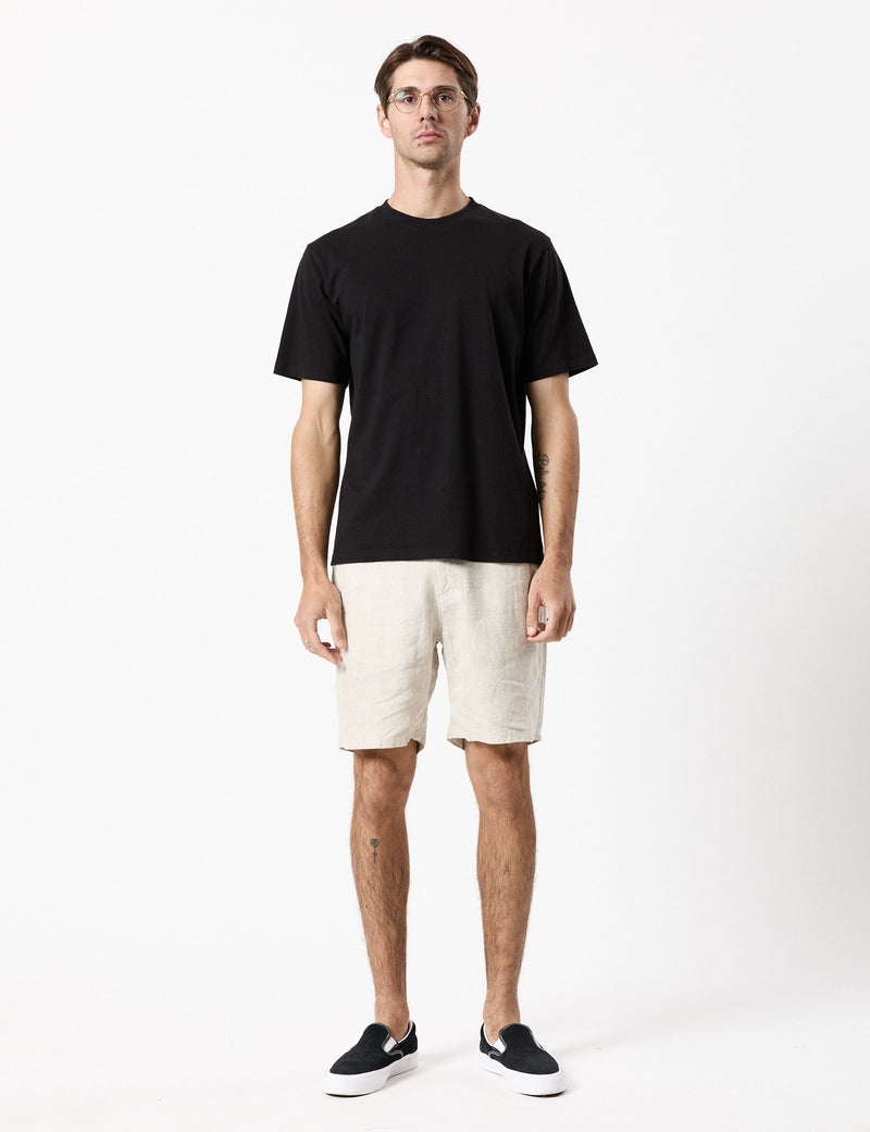 Tanner 3.0 Linen Shorts - Natural