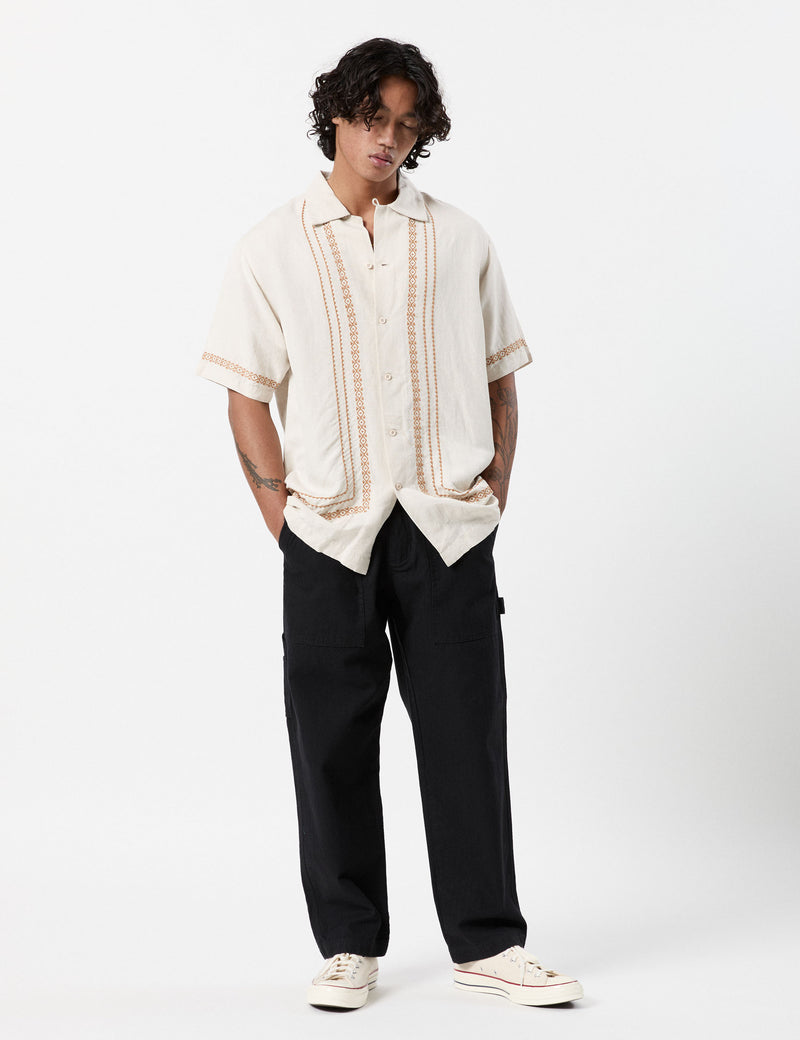 Morocco Short Sleeve Shirt - Natural