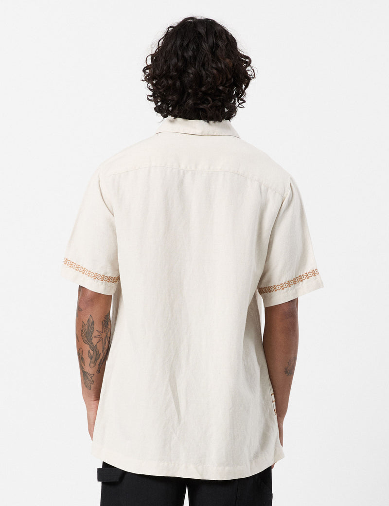 Morocco Short Sleeve Shirt - Natural